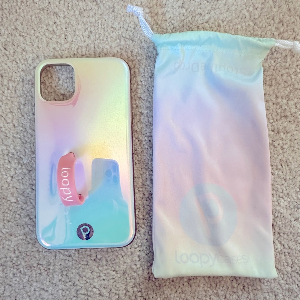 Loopy Iridescent Clear Opal Case- iPhone 15 Plus